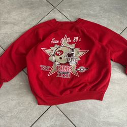 Vintage 49ers crewneck Team of the 80s