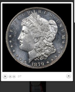 1879 S Morgan Dollar, 1879-S MS 64+