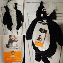 Baby Skunk Halloween Costume New