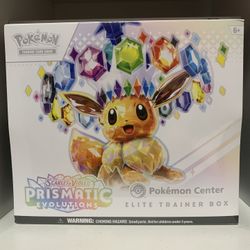 Pokemon Prismatic Evolutions ETBs
