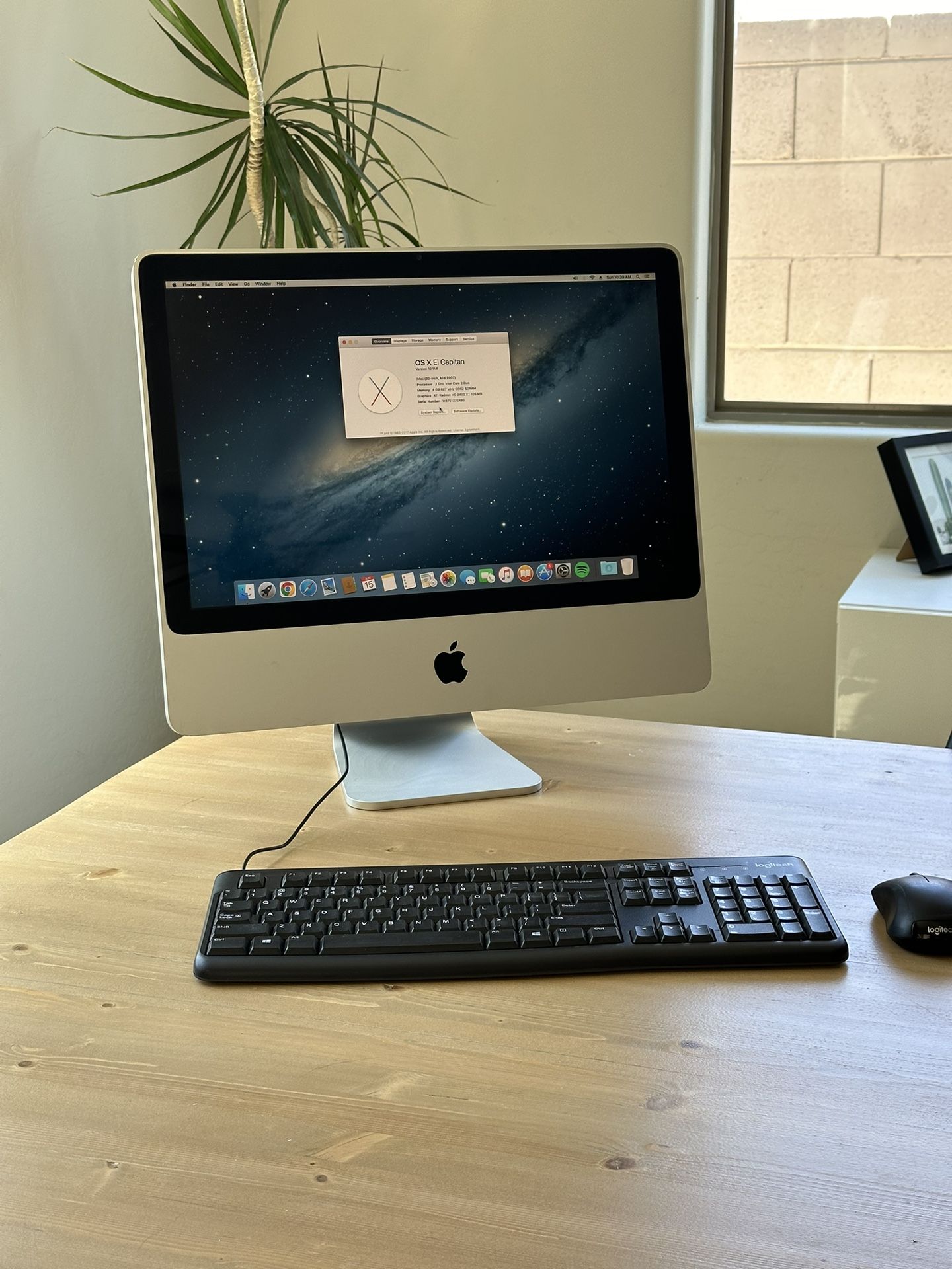 Mid 2007 20” Apple iMac Computer Desktop