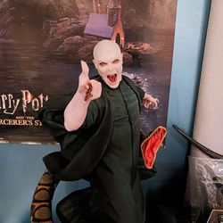IRON STUDIOS 1/4 LEGACY SCALE STATUE LORD VOLDEMORT AND NAGINI🐍 