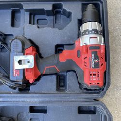 Cordless drill 20 V, including charger and drillbits