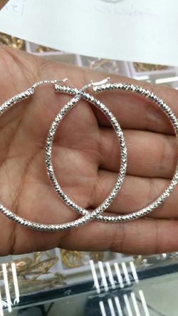 925 silver joops 2 1/2 inch 8.3 grams