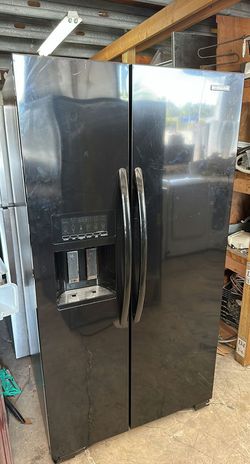 Energy Efficient Black Side by Side Fridge
