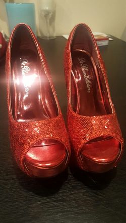 Red dorthy shoes