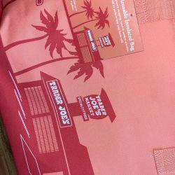 Trader Joes Peach Insulated Bag