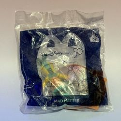NEW Walt Disney McDonald's Toy 37 Mad Hatter Alice in Wonderland. NIP 