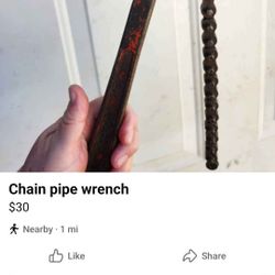Chain Pipe Wrench 
