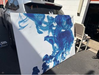 Beautiful dye drop canvas, XXXL-the centerpiece of your room! 100 OBO