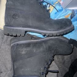 Dark Blue Timberland Boots