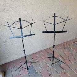 2 On Stage Music Stands 