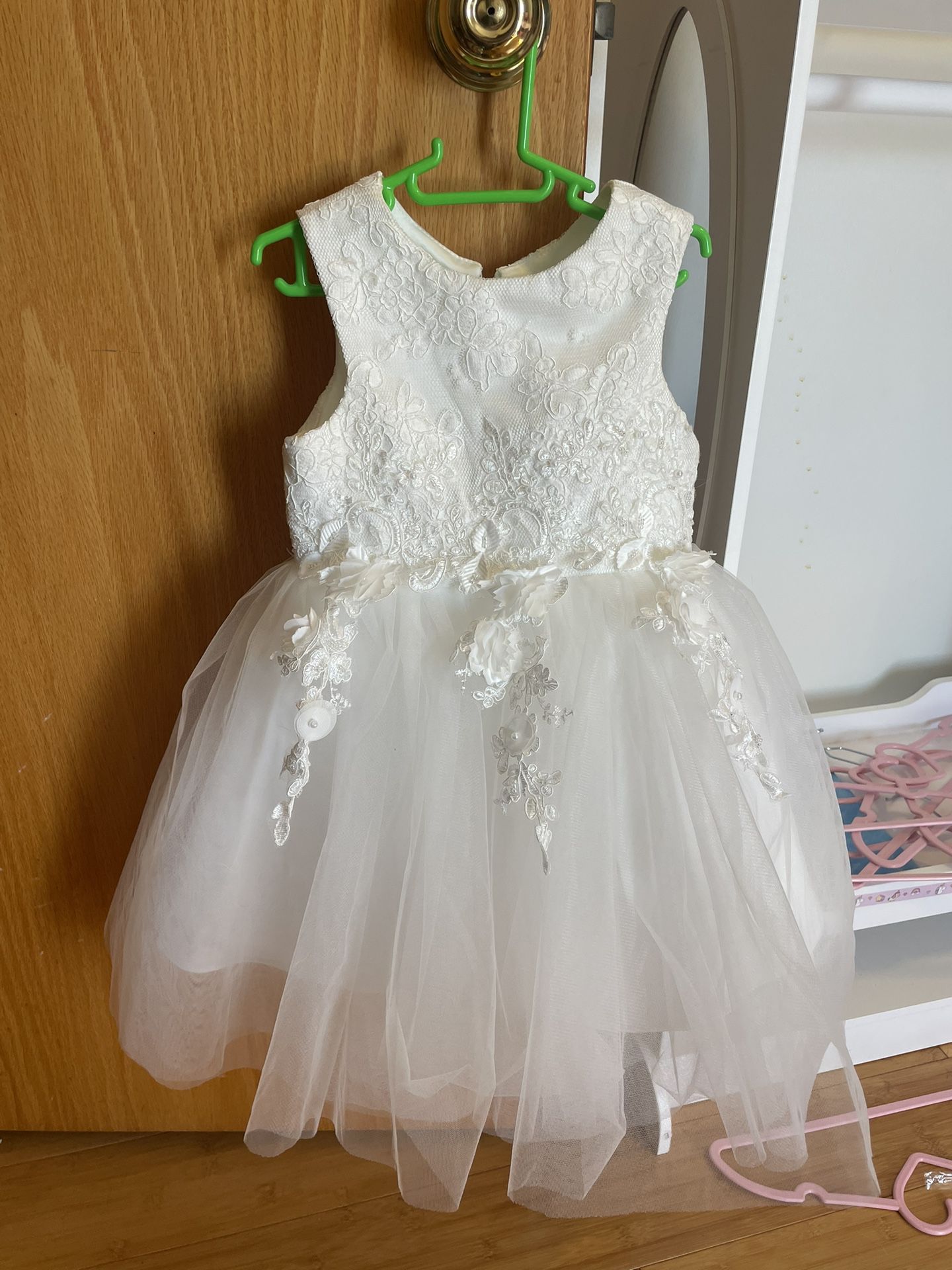 White Toddler Dress - 2T/3T