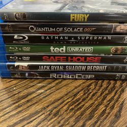 7 Blu Ray Movies 
