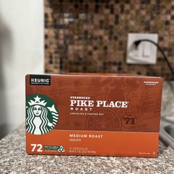 ⭐️⭐️72ct. Starbucks Pike Place Medium Roast K - Cup Pods⭐️⭐️