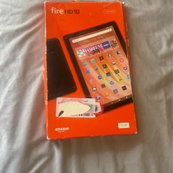 Amazon Fire HD 10 tablet (newest model) built for relaxation, 10.1" vibrant Full HD screen, octa-core processor, 3 GB RAM, 32 GB, Black