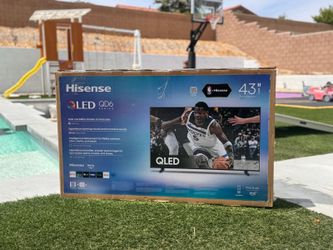 43” Hisense smart 4k Qled tv