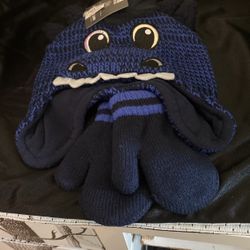 Boys Hat And Gloves Set