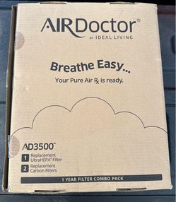 AirDoctor AD3500 Replacement Hepa and Carbon Filter Combo  Pack