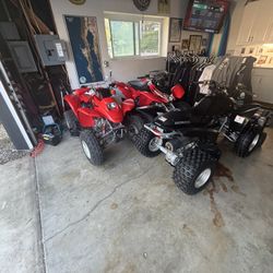 3- Honda 250 Quads