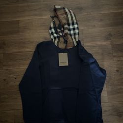 Burberry Hoodie Navy Size L