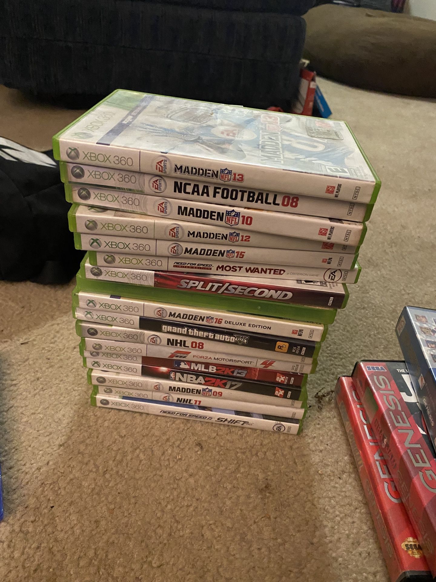 Xbox 360 Games $5 Each