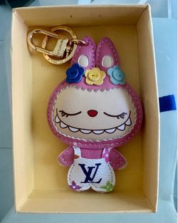 Labubu LV inspired keychain