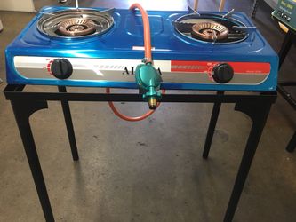 2 burners portable propane stove