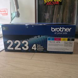 OEM Brother TN223 4 Pack CMYK Toner Factory Sealed Cartridges NEW Open Box