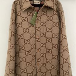Gucci Jumbo GG Wool Jacket Sz 50, US Size Men's Large