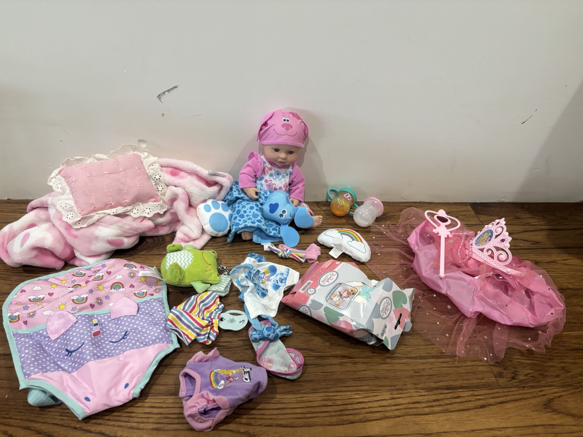 blues clues baby doll and accessories