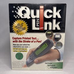 Vintage 1999 Wizcom Quick Link Pen *Sealed 