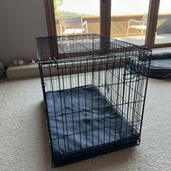 36” Dog Kennel With Comfy Pad