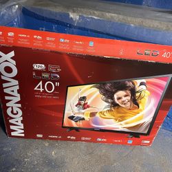 Magnavox 40" Class (39.5" diagonal) 1080p LED LCD HDTV.  tv flat screen 