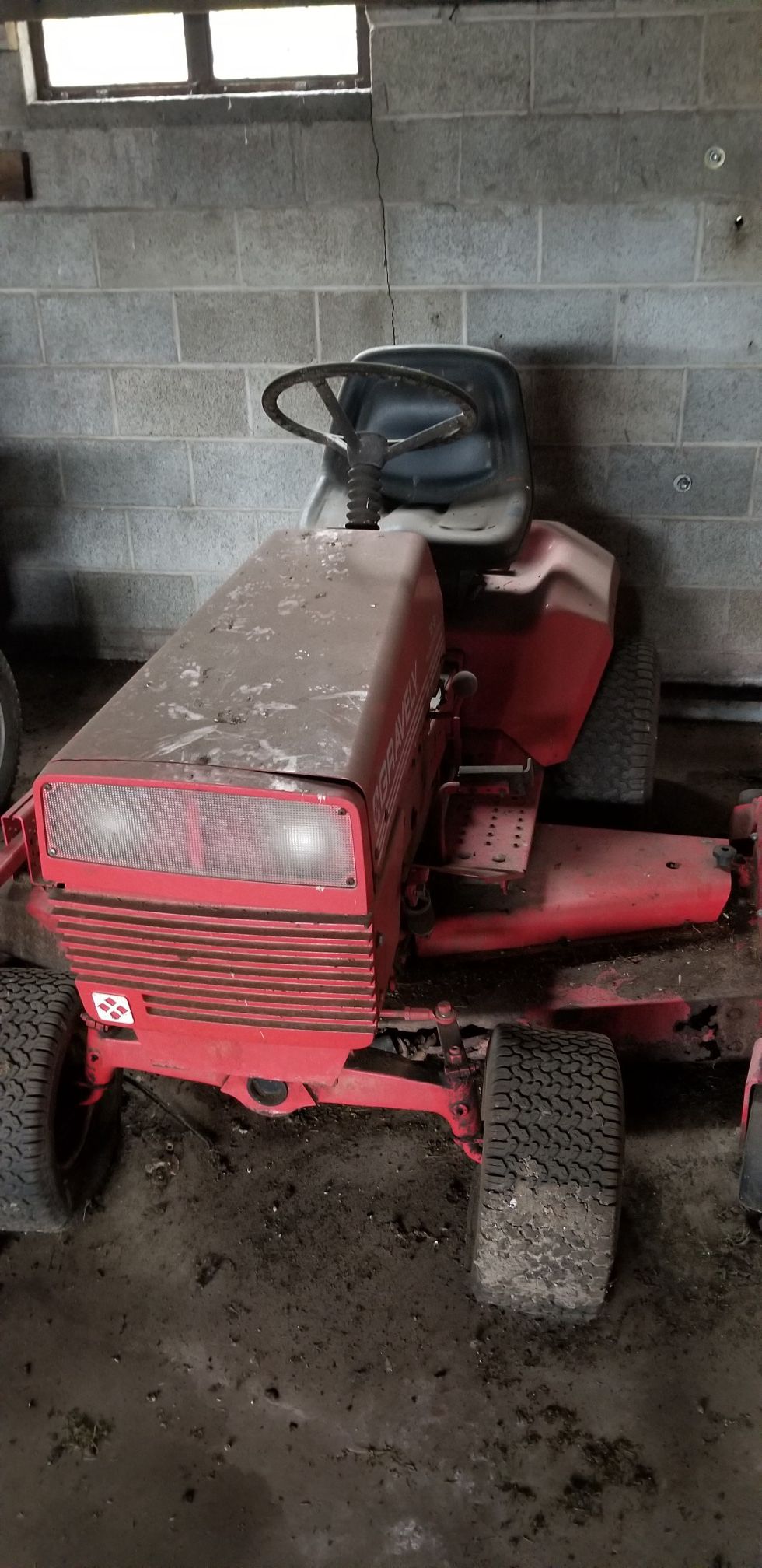 Gravely tractor mower