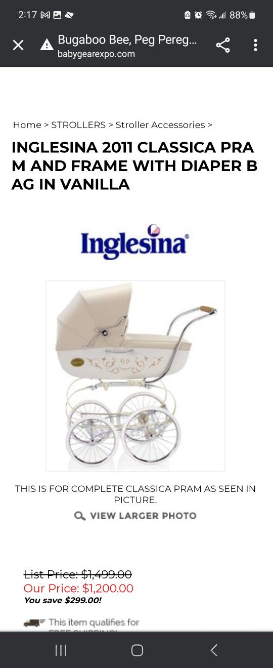 Inglesina Stroller