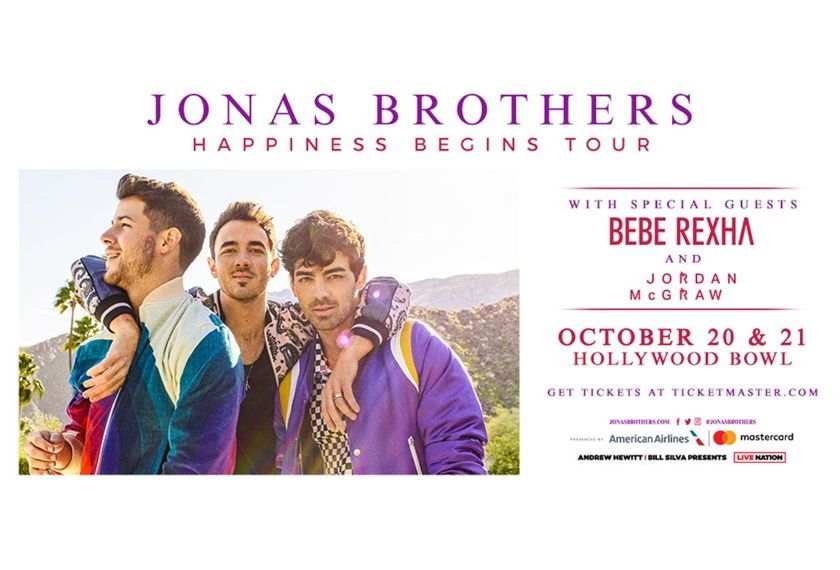 Jonas Brothers: Happiness Begins Tour Hollywood Bowl October 20th