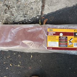 4" x 36" 80 and 120 grit sanding belts

