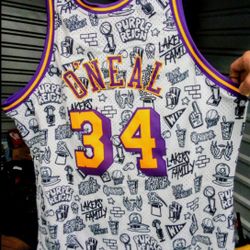 LOS ANGELES LAKERS SHAQUILLE O'NEAL Mitchell & Ness Jersey (Brand New)