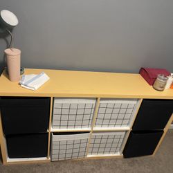 TV STAND & STORAGE BINS