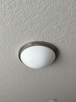 For Sale - Satco-Nuvo's Button 11 inch LED flush mount ceiling light