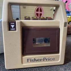 80’s Fisher Price 826 Cassette Tape Recorder Player 
