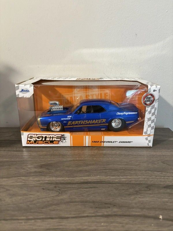 Jada Big Time Muscle 1969 Chevrolet Camaro Earthshaker 1:24 Scale Diecast