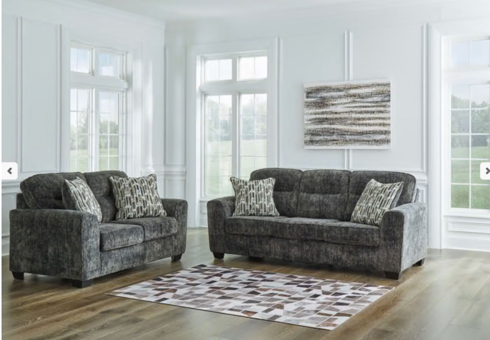 Lonoke Collection Sofa And Loveseat