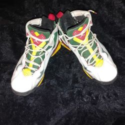 Retro Jordan's...Red Green Yellow Size 8