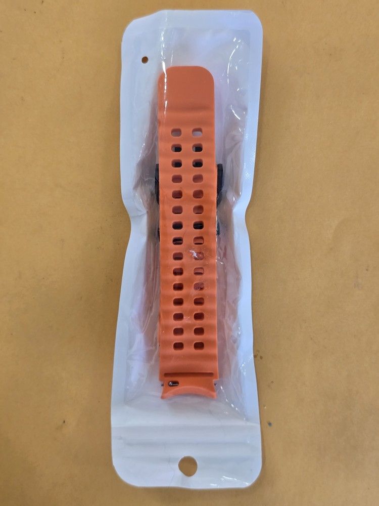 π Marine Band for Galaxy Watch 7/6/5/4 β No Gap Silicone Sport Band (New)