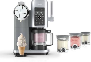 Ninja CREAMi Scoop & Swirl Ice Cream and Soft Serve Maker $199.99