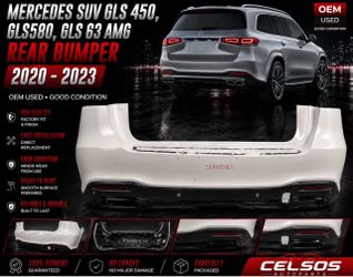 MERCEDES SUV GLS 450, GLS580, GLS 63 AMG REAR BUMPER  2020  -  2023