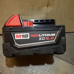 Milwaukee M18 18-volt 5.0 XC Battery