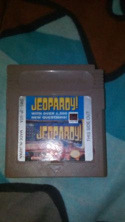 Jeopardy Nintendo Game Boy